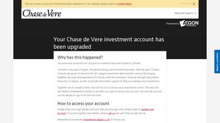 Chase De Vere - Online Investor Services - Cofunds