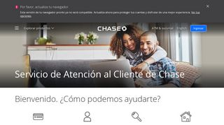 Servicio de Atención al Cliente de Chase | Chase.com