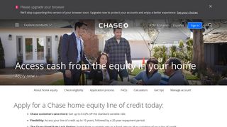 Home Equity Line of Credit | Home Lending | Chase.com