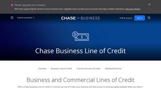 Lines of Credit | Business Banking | Chase.com
