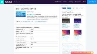 Chase Liquid Prepaid Card Reviews - WalletHub