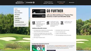 Marriott Rewards Premier Plus Business Credit ... - Chase Credit Cards