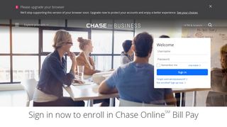 Sign in to use Online Bill Pay- Business Banking - Chase.com