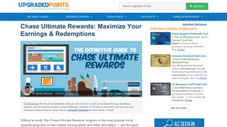 How To Maximize Your Chase Ultimate Rewards Points [2019 Update]