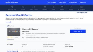 Best Secured Credit Cards for Building Credit in 2019 - CreditCards.com