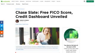Chase Slate: Free FICO Score, Credit Dashboard Unveiled - NerdWallet