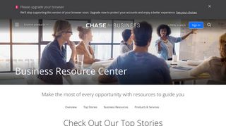 Chase for Business Online | The Business Resource Center – Chase
