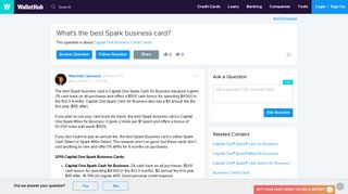 2019 Capital One Spark Business Cards - WalletHub
