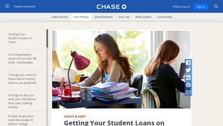 Getting Your Student Loans on Track - Chase.com