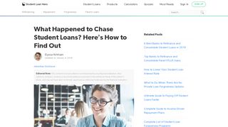 Chase Student Loans: How to Find and Manage Them | Student Loan ...