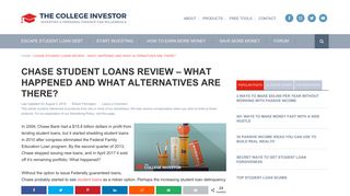 Chase Student Loans Review - What Happened And What ...