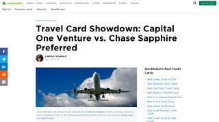 Travel Card Showdown: Capital One Venture vs. Chase Sapphire ...