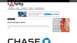 Chase bank login problems | Is Down Right Now USA