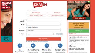 Chatiw : Free text chat rooms