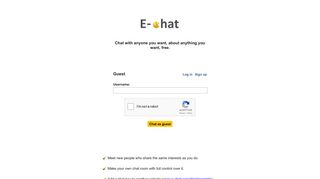 E-Chat - Online Chat Rooms For Everyone | Free Chat