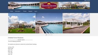 Chatfield Farms Residents: Home Page