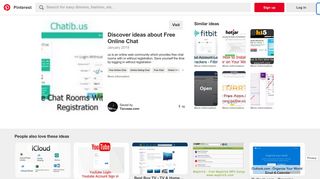 Chatib - Free Chat Rooms With No Registration | www ... - Pinterest
