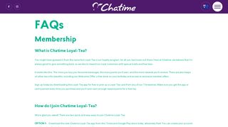 FAQs - Chatime