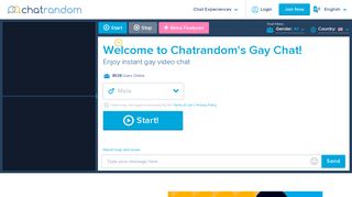 Gay Chat, Gay Cams & Gay Video Chat - Chatrandom