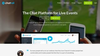 Chatroll — The chat platform for live events