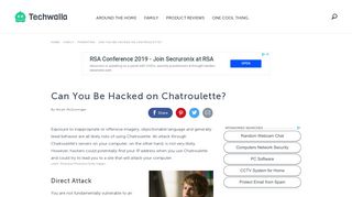 Can You Be Hacked on Chatroulette? | Techwalla.com