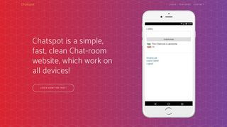 Chatspot - Free, Chatrooms - chatspot.co revived