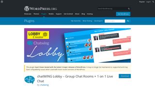 chatWING Lobby – Group Chat Rooms + 1 on 1 Live Chat | WordPress ...