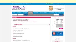 Membership & Services – ChavaraMatrimony.com.