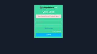 Client Login - CheapWindowsVPS