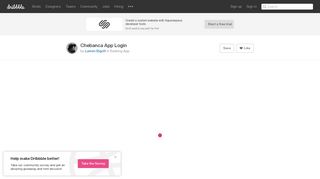 Chebanca App Login by Lumen Bigott | Dribbble | Dribbble