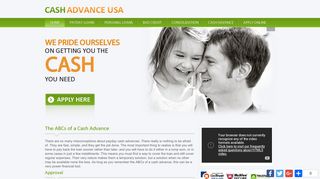 Cash Advance USA | Fast Online Cash Loans as Easy as 123