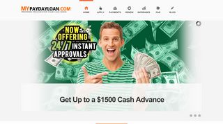 Mypaydayloan.com: Payday Loans Online | Get up to a $1500 Cash ...
