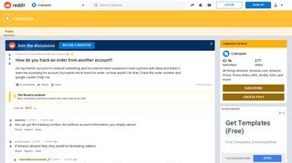 How do you track an order from another account? : amazon - Reddit