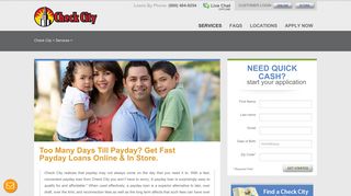 Payday Loans Online & Payday Advance Loans from Check City