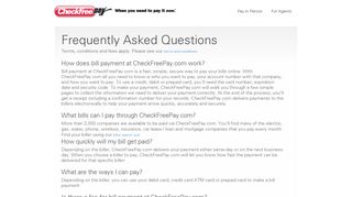Online Bill Pay by CheckFreePay