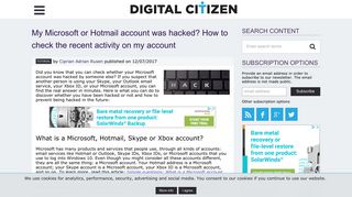 My Microsoft or Hotmail account was hacked? How to check the recent ...