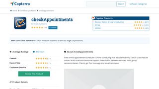 checkAppointments Reviews and Pricing - 2019 - Capterra