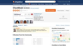 CheckBook Reviews - 5 Reviews of Checkbook.org | Sitejabber
