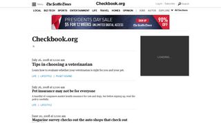 Checkbook.org | The Seattle Times