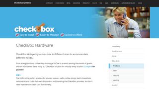 CheckBox Hardware - CheckBox Systems