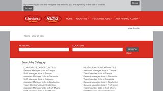View all jobs - Checkers Rallys Careers