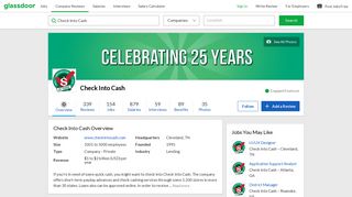 Working at Check Into Cash | Glassdoor