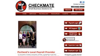 Checkmate Portland's Local - Accurate - Easy - Trouble Free Payroll