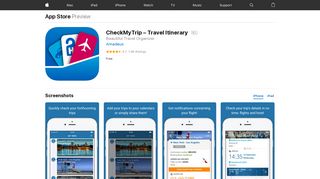 CheckMyTrip – Travel Itinerary on the App Store - iTunes - Apple
