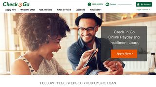 Check `n Go: Payday Loan Companies | Installment Loans