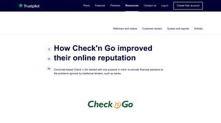 How Check'n Go improved their online reputation - Trustpilot Blog