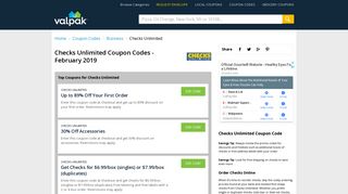 11 Checks Unlimited Coupons & Promo Codes Available - January 28 ...
