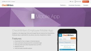 Mobile App - CheckWriters Payroll