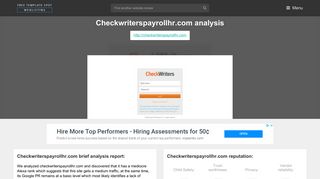 Check Writers Payrollhr. CheckWriters Login - Popular Website Reviews