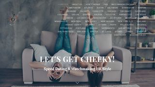 MyCheekyDate: Speed Dating & Matchmaking UK Style | 52 Cities ...